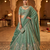 Grey woven lehenga choli with dupatta
