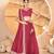 Rani pink Sequins Embroidered Faux Blooming Lehenga Choli With Dupatta
