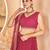 Rani pink Sequins Embroidered Faux Blooming Lehenga Choli With Dupatta