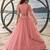 LIGHT PINK NET BEATS & THREAD EWMBROIDERY WITH SEQUINCE WORK FESTIVE LEHENGA CHOLI SET FOR WOMEN'S