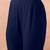 Navyblue rayon solid sleeveless kurta pant stylish ethnic co-ord set