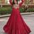 Maroon rayon readymade navratri anarkali suit with embroidery & miroor work