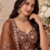 Brown Color Zari Embroidery,Sequins And Beads Work Net Lehenga Choli