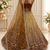 Brown Color Zari Embroidery,Sequins And Beads Work Net Lehenga Choli