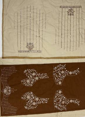 Brown Color Zari Embroidery,Sequins And Beads Work Net Lehenga Choli 5