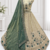 Light Cream Color Thread,Sequins And Beads Work Silk_Blend Lehenga Choli