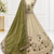Light Cream Color Thread,Sequins And Beads Work Silk_Blend Lehenga Choli
