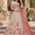 Light Cream Color Thread,Sequins And Beads Work Silk_Blend Lehenga Choli
