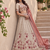 Light Cream Color Thread,Sequins And Beads Work Silk_Blend Lehenga Choli