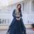 Silk Lehenga Choli Set With Zari Embroidery And Pipe Beads