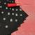Black red silk blend jacuard work festival saree with unstitched blouse piece