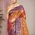 mustard gold color smart soft silk blend woven designer ethnic festive saree