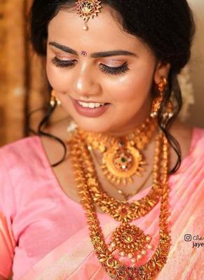 Baby pink black silk blend jacuard work festival saree with unstitched blouse piece 5