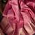 Baby pink black silk blend jacuard work festival saree with unstitched blouse piece
