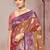 dusty rose brown color smart soft silk blend woven designer ethnic festive saree