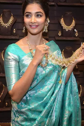 Sky blue silk blend jacuard work festival saree with unstitched blouse piece