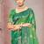 emerald green color smart soft silk blend woven designer ethnic festive saree