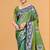 green color beautiful soft silk blend woven designer partywear ethnic saree