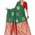 Green red silk blend jacuard work festival saree with unstitched blouse piece