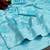 Sky blue silk blend jacuard work festival saree with unstitched blouse piece