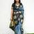 Grey black silk blend jacuard work festival saree with unstitched blouse piece
