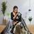 Grey black silk blend jacuard work festival saree with unstitched blouse piece