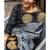Grey black silk blend jacuard work festival saree with unstitched blouse piece