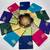Blue parrot silk blend jacuard work festival saree with unstitched blouse piece