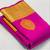 Pink  silk blend jacuard work festival saree with unstitched blouse piece
