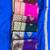 Pink  silk blend jacuard work festival saree with unstitched blouse piece