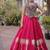 Roman Lehenga Choli Set With Kutchi Embroidery And Gota Work