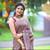 Maroon  silk blend jacuard work festival saree with unstitched blouse piece