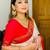 White red  silk blend jacuard work festival saree with unstitched blouse piece