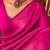 Pink silk blend jacuard work festival saree with unstitched blouse piece