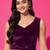 Wine velvet sleeveless v-neck readymade stylish stitched blouse top