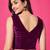 Wine velvet sleeveless v-neck readymade stylish stitched blouse top