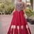 Roman Lehenga Choli Set With Kutchi Embroidery And Gota Work