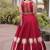 Roman Lehenga Choli Set With Kutchi Embroidery And Gota Work