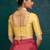 Beige art silk plain elbow sleeves readymade stylish stitched blouse