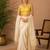 Yellow art silk stylish v-neck sleeveless plain stitched blouse for women