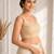 Beige art silk stylish v-neck sleeveless plain stitched blouse for women
