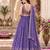 Light Purple Art Silk Embroidery Sequence work Lehenga Choli with Dupatta For Women 