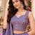 Light Purple Art Silk Embroidery Sequence work Lehenga Choli with Dupatta For Women 