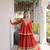 Kora Cotton Lehenga Choli Set With Zari And Mirror Lace Work