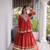 Kora Cotton Lehenga Choli Set With Zari And Mirror Lace Work