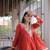 Kora Cotton Lehenga Choli Set With Zari And Mirror Lace Work