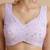 Lilac embroidered silk blouse