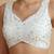 White embroidered silk blouse