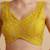 Yellow embroidered silk blouse