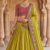 Bandhani Print Lehenga Choli with Embroidered Border and Dupatta